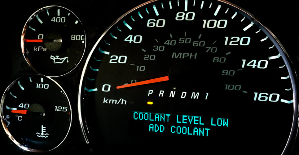 BMW Low Coolant Warning Light