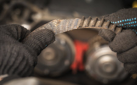 Mercedes Worn Out Timing Belt Replacement
