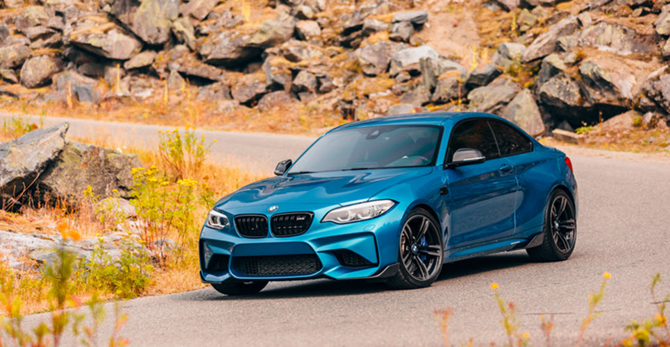 Blue BMW M3 Car