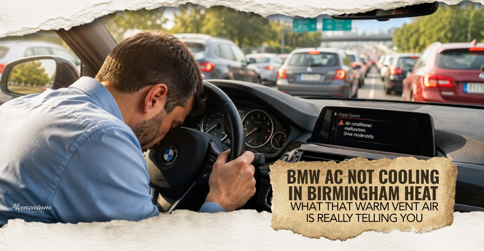 BMW AC Not Cooling in Birmingham Heat – What That Warm Vent Air Is Really Telling You