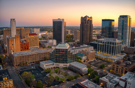 Aerial View of Birmingham, Alabama